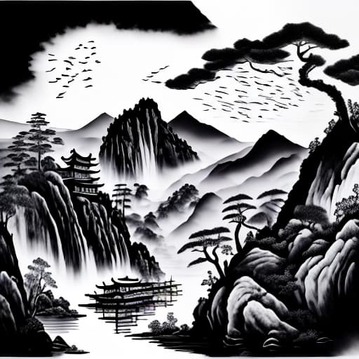 mdjrny-v4 style The Cloud Recesses is depicted as a secluded, mountainous area surrounded by mist and clouds, hence its name. The architecture of the Cloud Recesses reflects traditional Chinese aesthetics, with elegant pavilions, winding pathways, and serene courtyards nestled among ancient trees and flowing streams. it's a place of serene beauty and tranquility amidst lush landscapes and breathtaking scenery. the Cloud Recesses exudes a sense of peace and harmony that captivates visitors hyperrealistic, full body, detailed clothing, highly detailed, cinematic lighting, stunningly beautiful, intricate, sharp focus, f/1. 8, 85mm, (centered image composition), (professionally color graded), ((bright soft diffused light)), volumetric fog, trending on instagram, trending on tumblr, HDR 4K, 8K