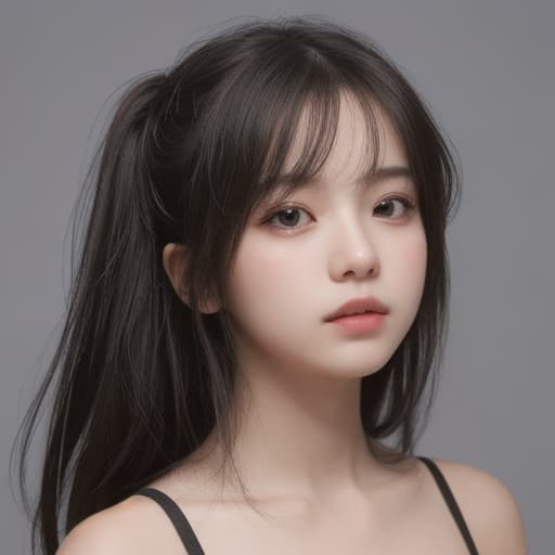  girl, best quality, solo, headshot, simple background