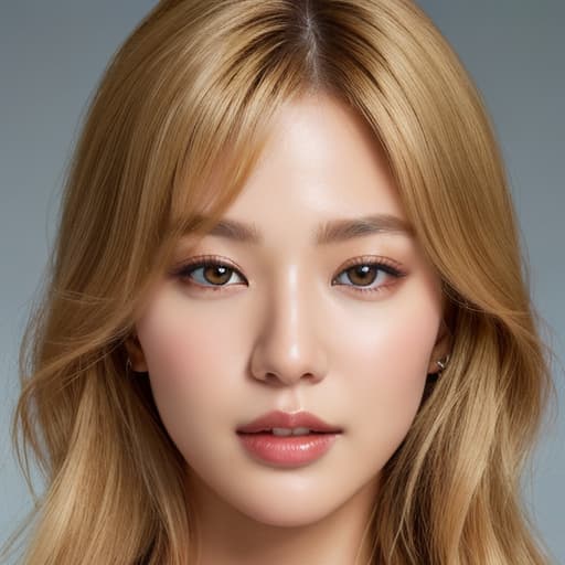  (masterpiece:1.3), (8k, photorealistic, RAW photo, best quality: 1.4), (realistic face), realistic eyes, (realistic skin), beautiful skin, (perfect body:1.3), (detailed body:1.2), ((((masterpiece)))), best quality, very high resolution, ultra detailed, in frame, beautiful woman, detailed eyes, narrow nose, small mouth, long eyelashes, double eyelid, elegant neck, delicate collarbone, flawless skin, sharp features, captivating smile, soft expression, slender figure, high cheekbones, defined jawline, flowing hair, blonde hair, alluring look, sensual lips, glamorous aura, ultra high res, ultra realistic, highly detailed, soft lightning, golden ratio