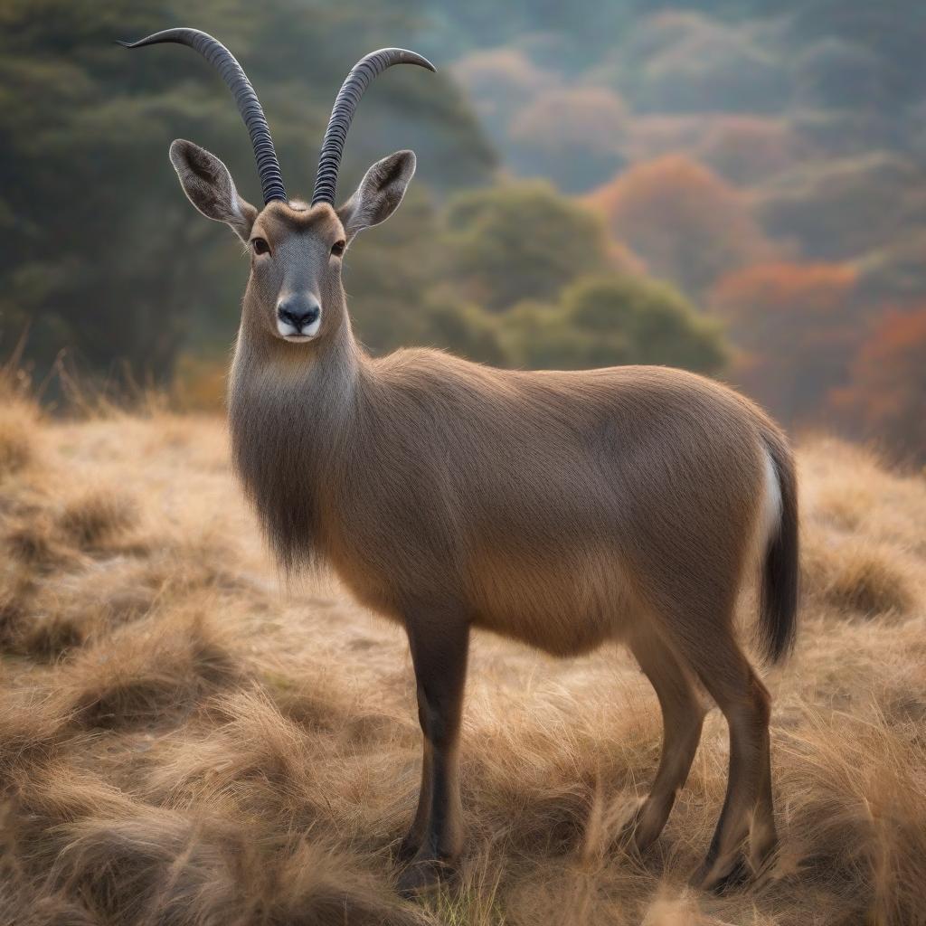  Old Mountain Kappa, a Japanese waterbuck. hyperrealistic, full body, detailed clothing, highly detailed, cinematic lighting, stunningly beautiful, intricate, sharp focus, f/1. 8, 85mm, (centered image composition), (professionally color graded), ((bright soft diffused light)), volumetric fog, trending on instagram, trending on tumblr, HDR 4K, 8K