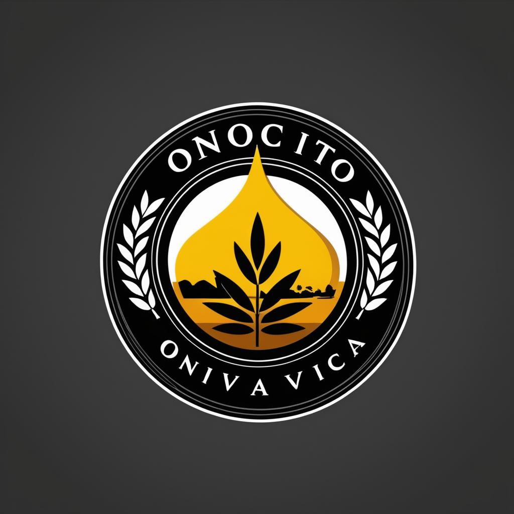  Logo, Un logo de aceite de oliva con el nombre TRIASICO