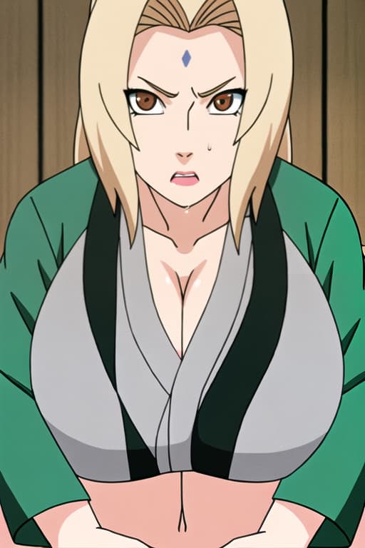  (Tsunade:1.2),(masterpiece, best quality:1.2), illustration, absurdres, highres, extremely detailed,looking_at_breasts,breast_smother,breast_grab,,((((paizuri)))),(breast grab),hetero,,large,looking at viewer,saliva,solo focus cool face cold attitude emotionless face blush,ahegao,on,huge,gigantic,underboob,perky,