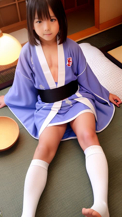  6th grade high socks loincloth, futon, kimono, Ryokan, boy