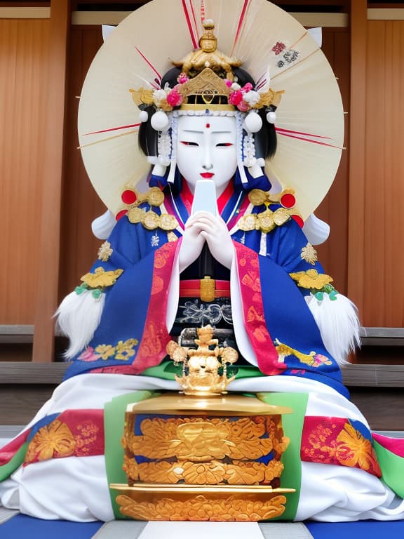  deity of magic and medicine later viewed as equivalent to Daikokuten and celebrated at Izumo Grand Shrine