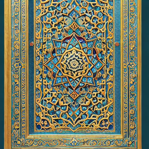 a photo of ddfusion style Beautiful Quran