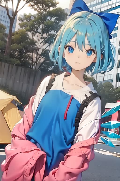  Cirno, camping