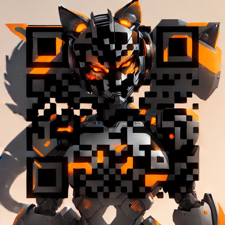  roboter theme, incorporating elements like fierce eyes, sharp stripes, and a powerful jawline. Use a color palette of deep oranges, bold blacks, and hints of white to capture the majestic aura of a tiger.