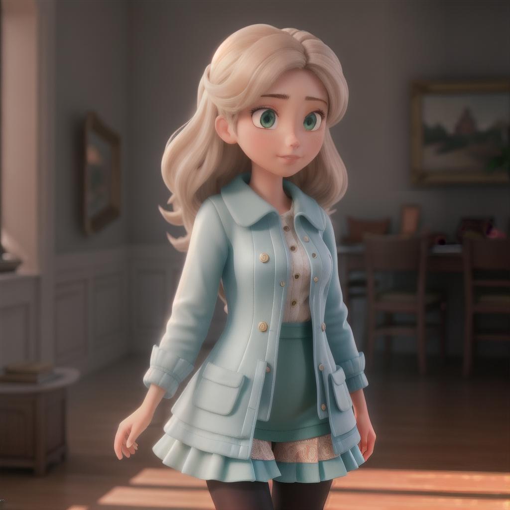  Girl hyperrealistic, full body, detailed clothing, highly detailed, cinematic lighting, stunningly beautiful, intricate, sharp focus, f/1. 8, 85mm, (centered image composition), (professionally color graded), ((bright soft diffused light)), volumetric fog, trending on instagram, trending on tumblr, HDR 4K, 8K