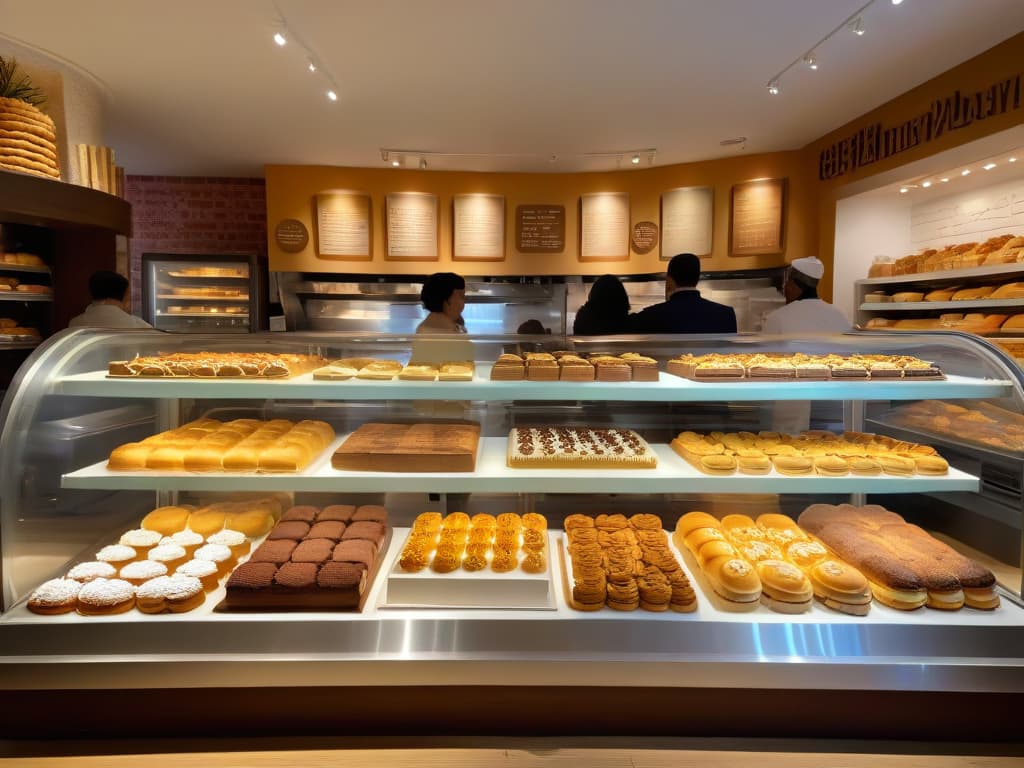  A minimalist, ultradetailed illustration of a diverse group of customers enjoying a variety of beautifully decorated pastries in a cozy bakery setting. Each customer is depicted with intricate details showcasing different age groups, genders, and cultural backgrounds, subtly emphasizing the importance of identifying a broad target audience in the pastry business. The pastel color palette and soft lighting enhance the warm, inviting atmosphere, making it an appealing visual representation for the article on defining the target audience in the bakery industry. hyperrealistic, full body, detailed clothing, highly detailed, cinematic lighting, stunningly beautiful, intricate, sharp focus, f/1. 8, 85mm, (centered image composition), (professionally color graded), ((bright soft diffused light)), volumetric fog, trending on instagram, trending on tumblr, HDR 4K, 8K