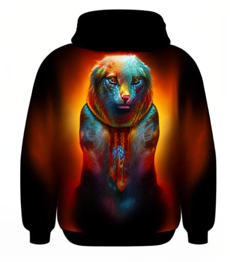 mdjrny-v4 style hoodie, realistic