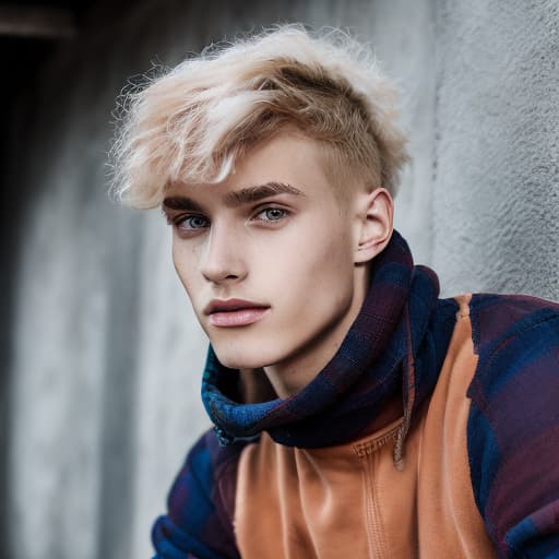 portrait+ style czech homosexual queer twink blonde very cute dude face