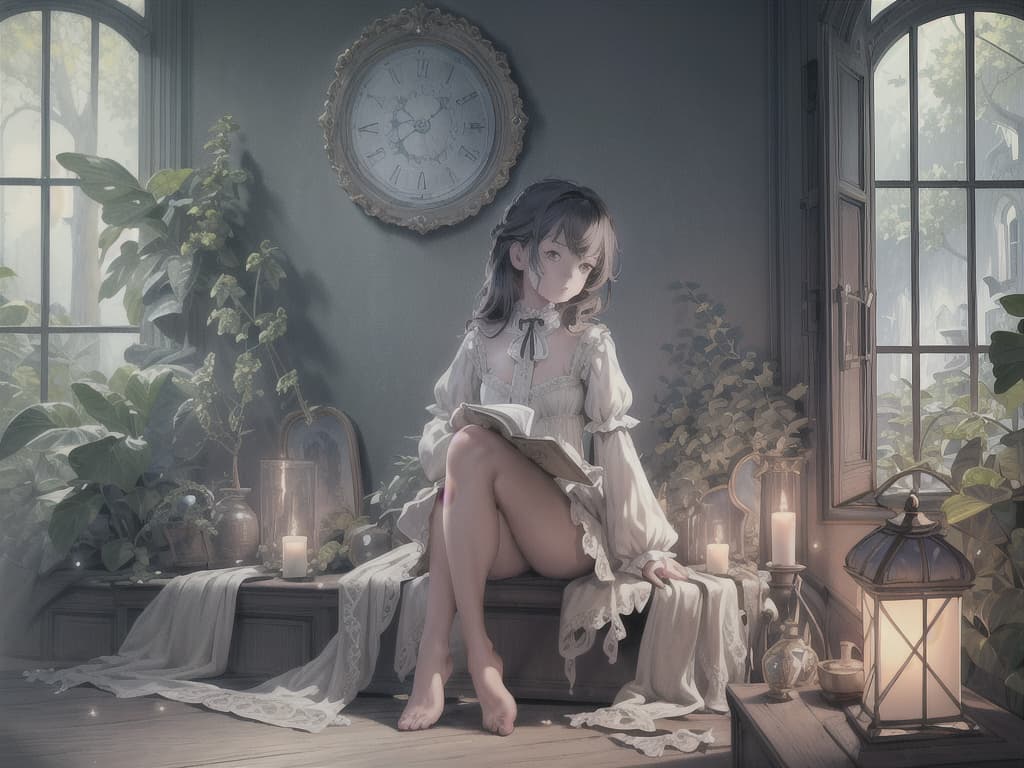  (8K, high resolution), (masterpiece, best quality:1.2), highres, perfect anatomy,a young alone lost in thought sitting by a window victorian soft lighting,light particles, soft lighting, volumetric lighting, intricate details, finely detailed