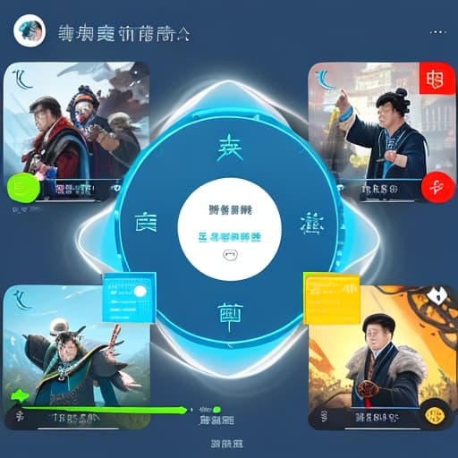  Generate an interface picture of Tencent Meeting APP, and the interface shows participants: Hu Wenqian, Jia Jichuan, Gong Haoyu, Hong Hong.