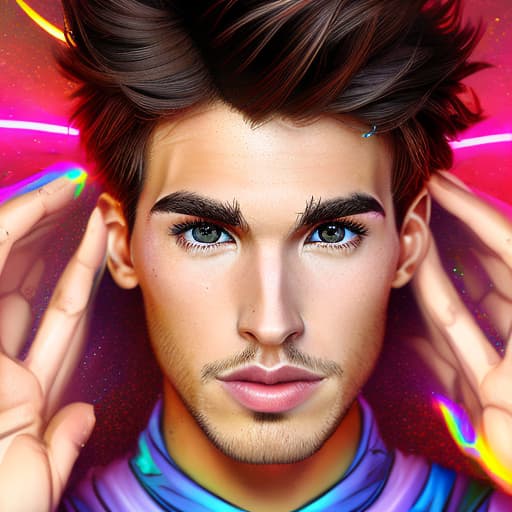 portrait+ style joey graceffa homosexual queer face