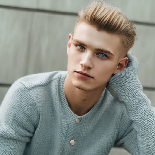 portrait+ style czech homosexual twink blonde very cute dude face