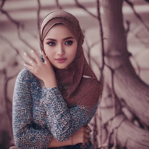 portrait+ style wanita berhijab dengan berbagai macam model dan gaya