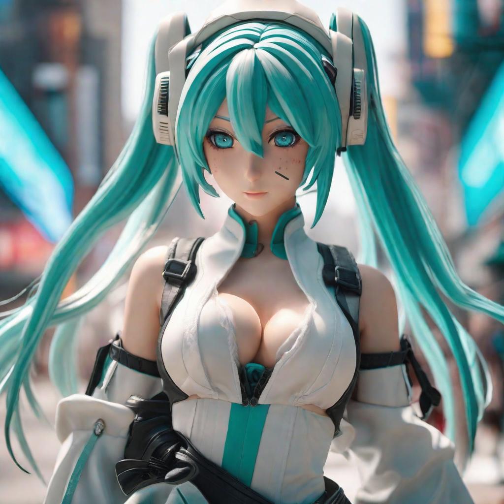  Haz hatsune miku teniendo sexo hyperrealistic, full body, detailed clothing, highly detailed, cinematic lighting, stunningly beautiful, intricate, sharp focus, f/1. 8, 85mm, (centered image composition), (professionally color graded), ((bright soft diffused light)), volumetric fog, trending on instagram, trending on tumblr, HDR 4K, 8K