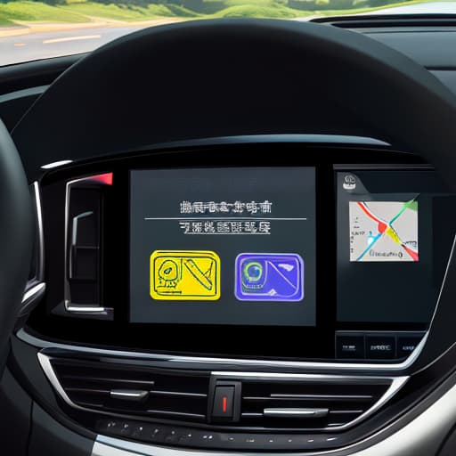  The user interface of the vehicle safety warning system, only the contents in the screen,