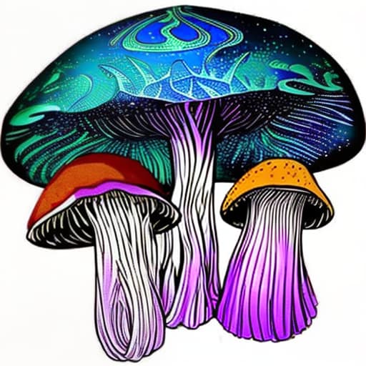  forest witch mushrooms psychedelic