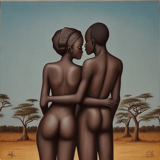  two African lovers