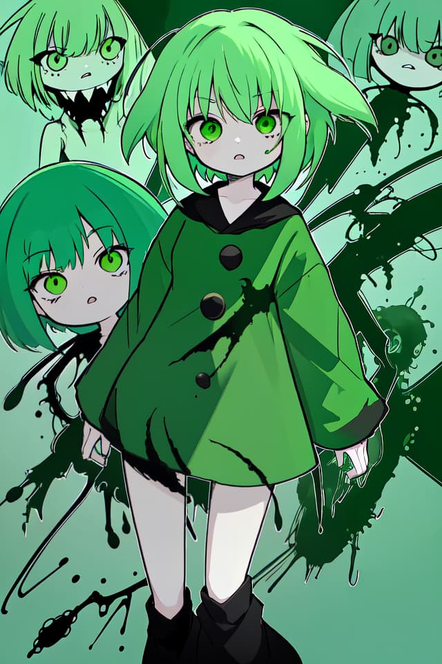  Green hair character nightmare