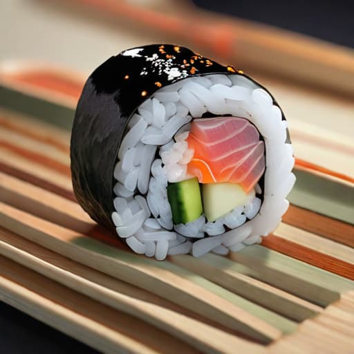  a sushi roll that burns and runs