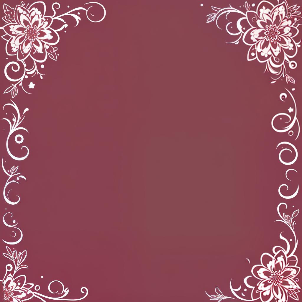 template for wedding, the border is full of colours full flour and template colour should near to mixture of violet and pink.