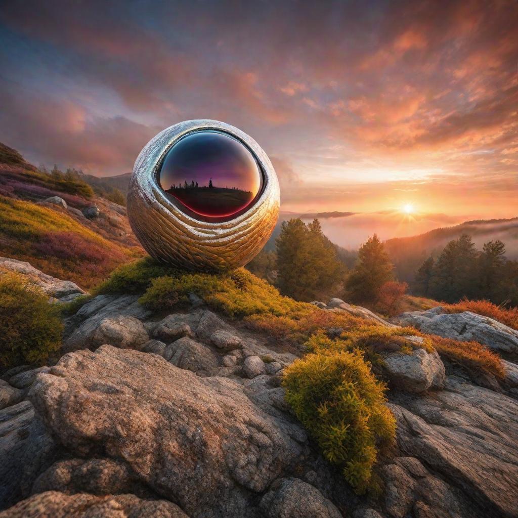  ultimate giant eyeball creature vision unify matrix vivid euphoric in nature hyperrealistic, full body, detailed clothing, highly detailed, cinematic lighting, stunningly beautiful, intricate, sharp focus, f/1. 8, 85mm, (centered image composition), (professionally color graded), ((bright soft diffused light)), volumetric fog, trending on instagram, trending on tumblr, HDR 4K, 8K