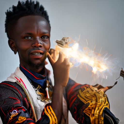 mdjrny-v4 style homeless Ugandan boy on the street making wire car hyperrealistic, full body, detailed clothing, highly detailed, cinematic lighting, stunningly beautiful, intricate, sharp focus, f/1. 8, 85mm, (centered image composition), (professionally color graded), ((bright soft diffused light)), volumetric fog, trending on instagram, trending on tumblr, HDR 4K, 8K