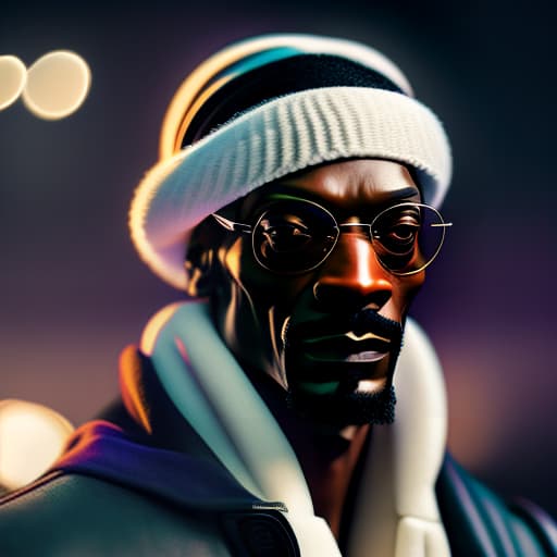 estilovintedois snoop dogg hyperrealistic, full body, detailed clothing, highly detailed, cinematic lighting, stunningly beautiful, intricate, sharp focus, f/1. 8, 85mm, (centered image composition), (professionally color graded), ((bright soft diffused light)), volumetric fog, trending on instagram, trending on tumblr, HDR 4K, 8K