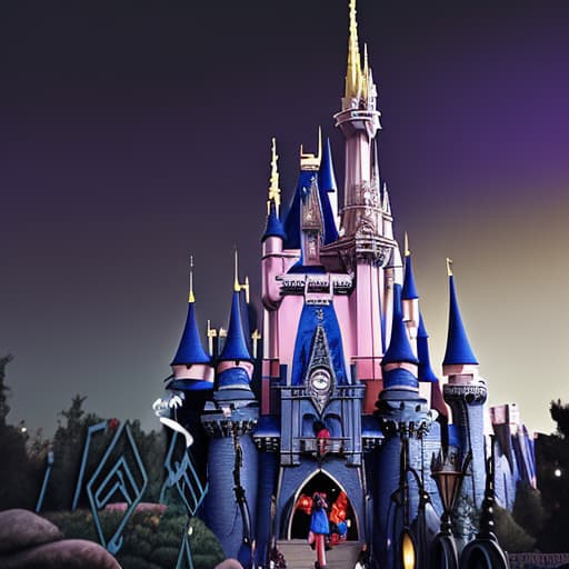  Castle,disneyland, gothic horror, elden ring , colorful