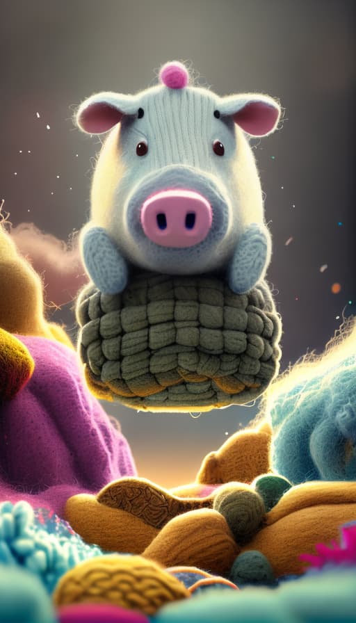 woolitize Create an illustration in an animated cartoon style that depicts the following: The image showcases a bubbly scene with all the farm animals happily playing in the foam, creating a joyful and colorful atmosphere. hyperrealistic, full body, detailed clothing, highly detailed, cinematic lighting, stunningly beautiful, intricate, sharp focus, f/1. 8, 85mm, (centered image composition), (professionally color graded), ((bright soft diffused light)), volumetric fog, trending on instagram, trending on tumblr, HDR 4K, 8K