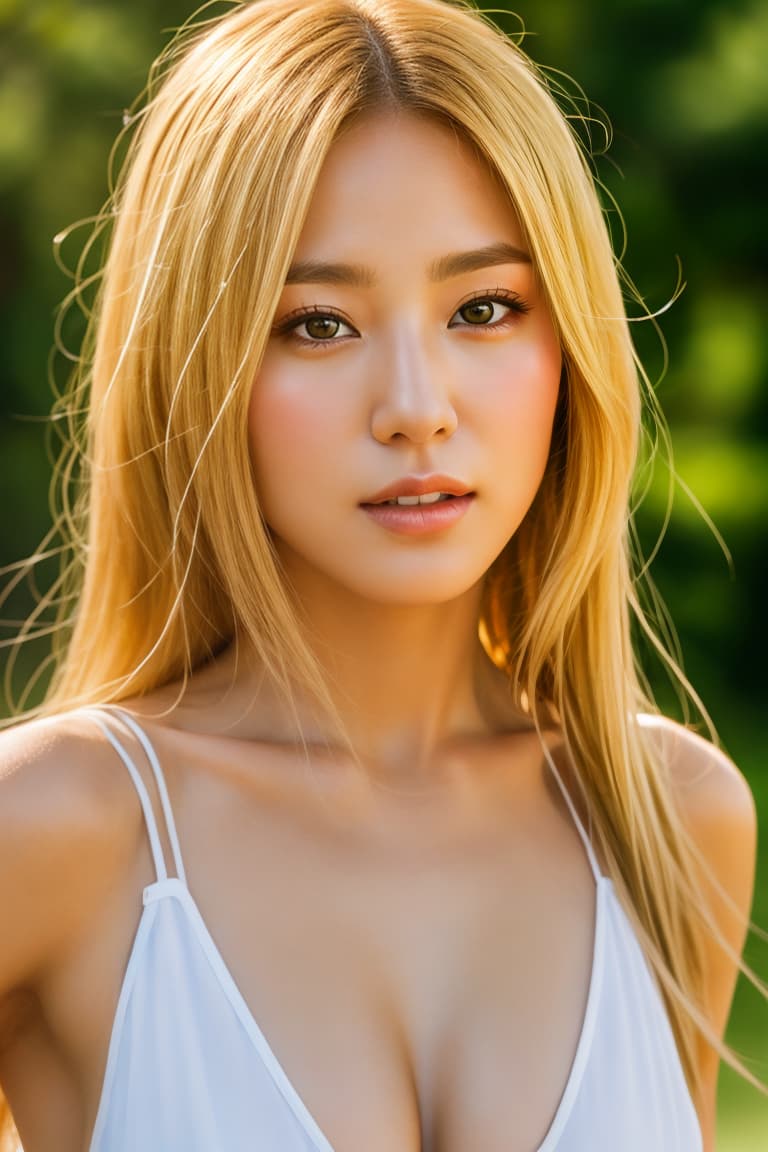  (masterpiece:1.3), (8k, photorealistic, RAW photo, best quality: 1.4), (realistic face), realistic eyes, (realistic skin), beautiful skin, (perfect body:1.3), (detailed body:1.2), Cutegirl, naked,bangs, blonde, , ultra high res, ultra realistic, highly detailed, soft lightning, golden ratio