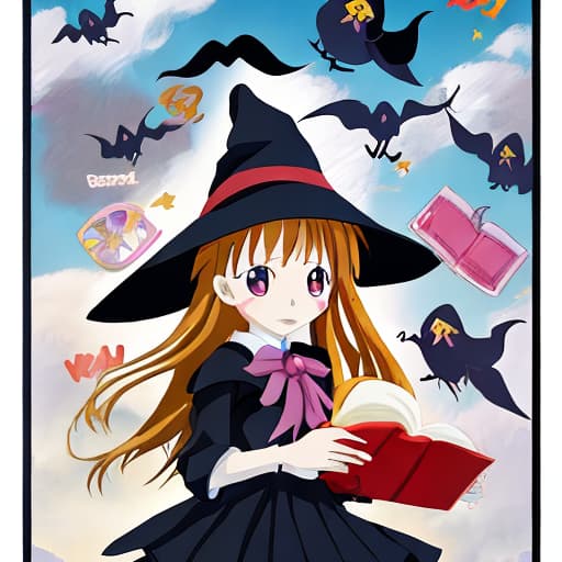  elementary school witch the anime poster