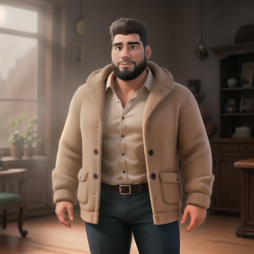  A man who is bigger then the earth hyperrealistic, full body, detailed clothing, highly detailed, cinematic lighting, stunningly beautiful, intricate, sharp focus, f/1. 8, 85mm, (centered image composition), (professionally color graded), ((bright soft diffused light)), volumetric fog, trending on instagram, trending on tumblr, HDR 4K, 8K