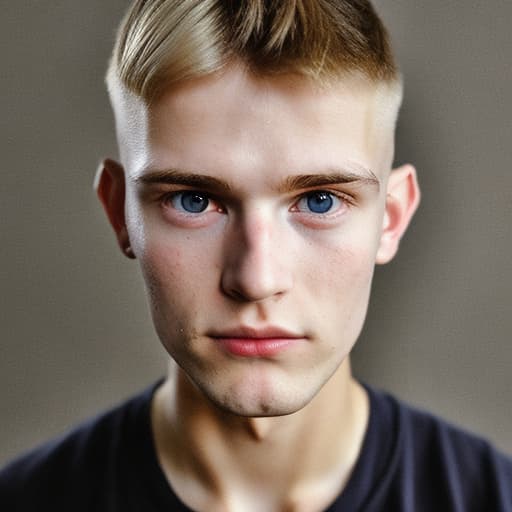 portrait+ style czech homosexual twink blonde very cute dude face