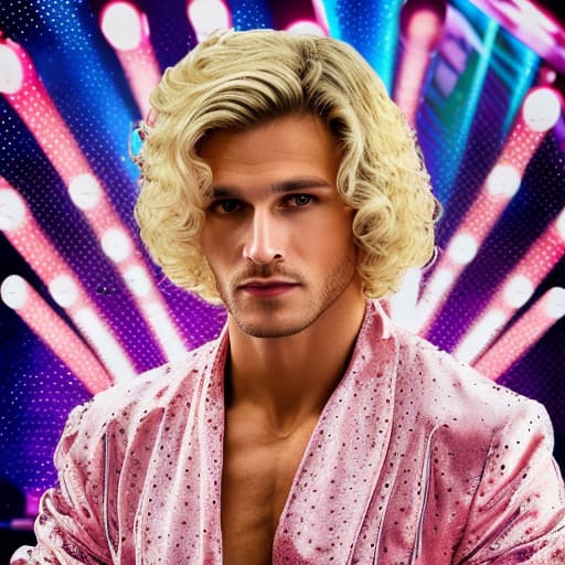 portrait+ style Russian queer strictly come Dancing condensant blonde hunk dude face