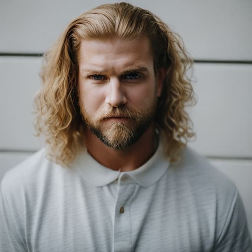 portrait+ style wwe queer very cute blonde dilf dude face