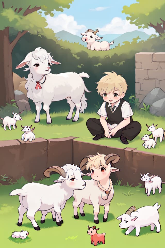  Goats, boys, cute