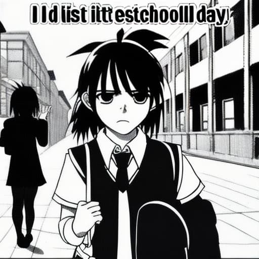  I don't like school days