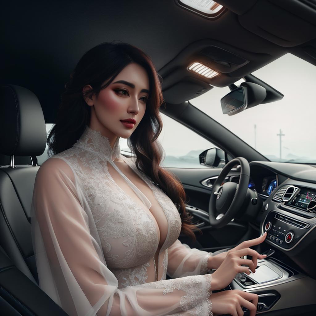  car hyperrealistic, full body, detailed clothing, highly detailed, cinematic lighting, stunningly beautiful, intricate, sharp focus, f/1. 8, 85mm, (centered image composition), (professionally color graded), ((bright soft diffused light)), volumetric fog, trending on instagram, trending on tumblr, HDR 4K, 8K