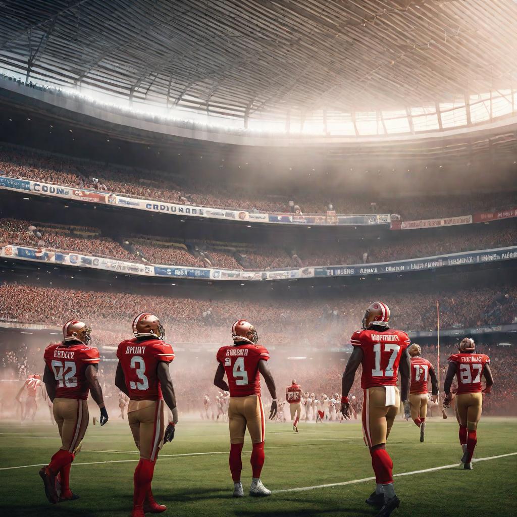  A group of fans entering a stadium. hyperrealistic, full body, detailed clothing, highly detailed, cinematic lighting, stunningly beautiful, intricate, sharp focus, f/1. 8, 85mm, (centered image composition), (professionally color graded), ((bright soft diffused light)), volumetric fog, trending on instagram, trending on tumblr, HDR 4K, 8K