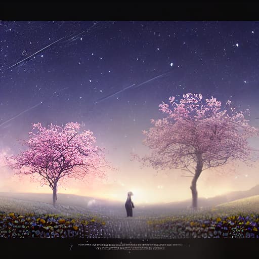  campo de flores de azafrán y jazmín, cerca de un lago, con una luna llena entre nubes. imagen 9×16 hyperrealistic, full body, detailed clothing, highly detailed, cinematic lighting, stunningly beautiful, intricate, sharp focus, f/1. 8, 85mm, (centered image composition), (professionally color graded), ((bright soft diffused light)), volumetric fog, trending on instagram, trending on tumblr, HDR 4K, 8K