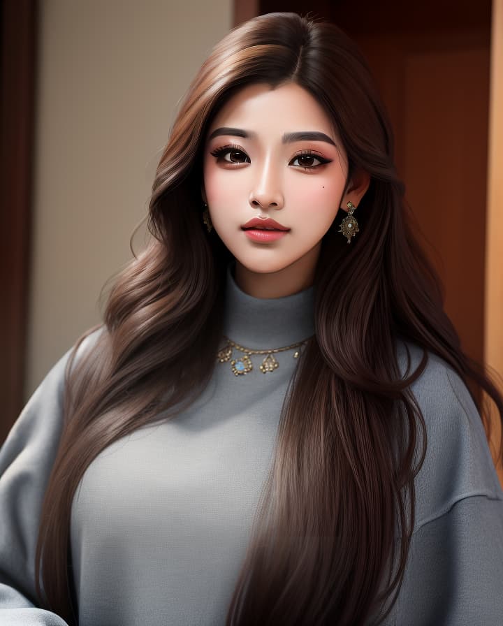  masterpiece, best quality, 1, solo, brown eyes, nose piercing, lips, layed, , medium s, big , realistic, masterpiece, top quality, best quality, 8k resolution