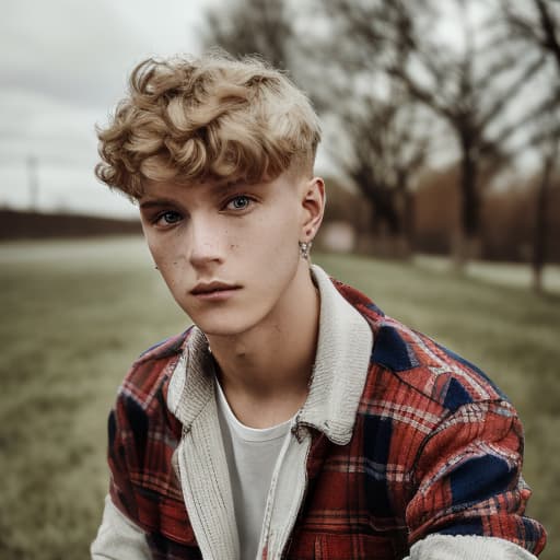 portrait+ style czech homosexual queer twink blonde very cute dude face