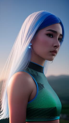  alien goddess crop top, hyperrealistic, high quality, highly detailed, cinematic lighting, intricate, sharp focus, f/1. 8, 85mm, (centered image composition), (professionally color graded), ((bright soft diffused light)), volumetric fog, trending on instagram, HDR 4K, 8K