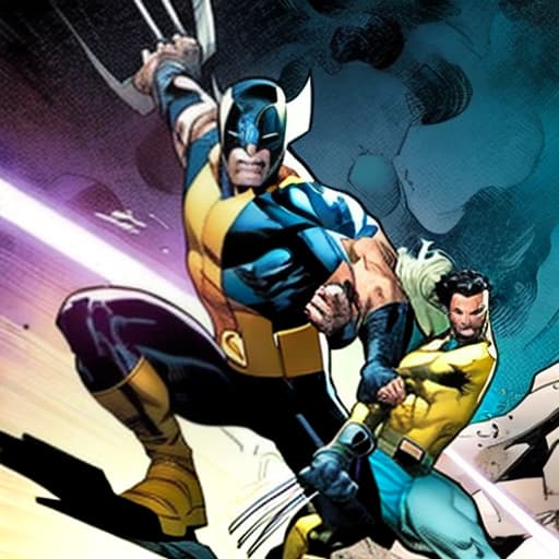  Wolverine con traje futurista