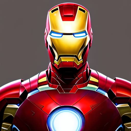  Iron man, highly detailed, digital painting