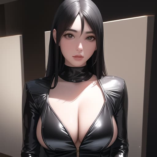  Black hair, straight long hair, hair glossy, leather suit, Japanese woman, age 20s, professional, big tits, beauty,, (Masterpiece, BestQuality:1.3), (ultra detailed:1.2), (hyperrealistic:1.3), (RAW photo:1.2),High detail RAW color photo, professional photograph, (Photorealistic:1.4), (realistic:1.4), ,professional lighting, (japanese), beautiful face, (realistic face)