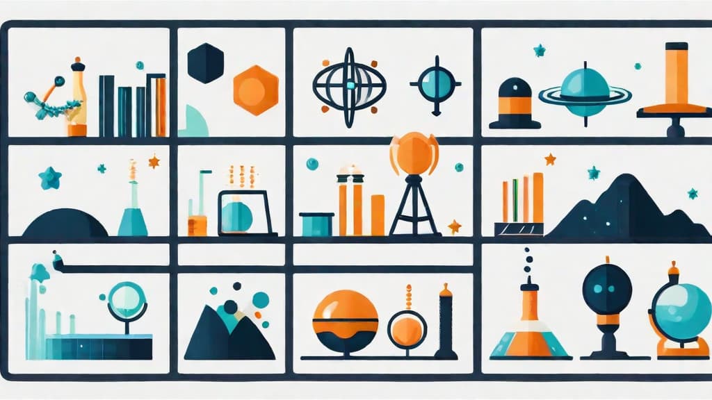  minimalistic icon of Astrobiology Research and Discovery, flat style, on a white background